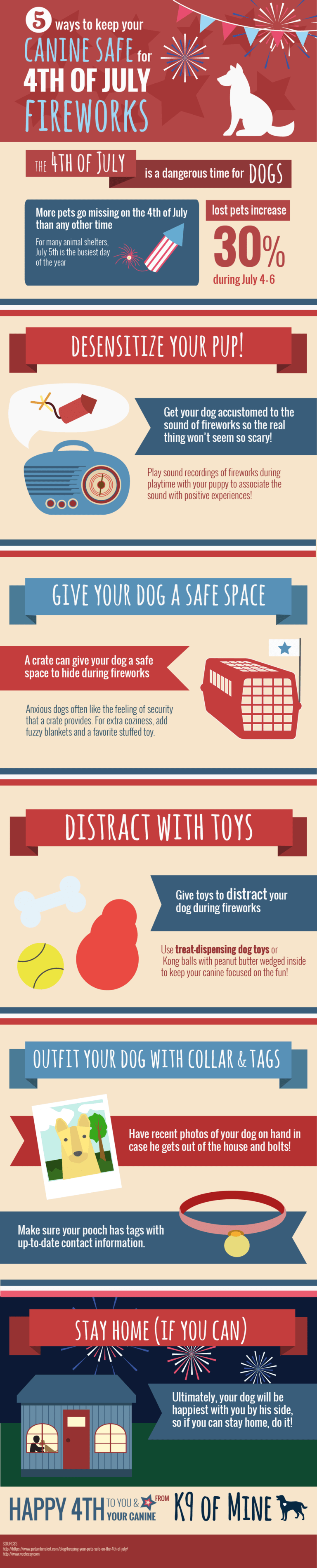 10 Tips to Calm Down Your Dog During Fireworks on the 4th of July!