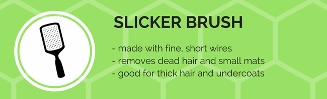 slicker brush grooming tool