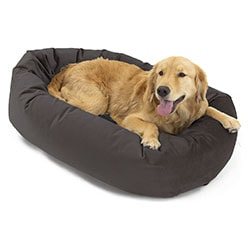 Majestic Suede Bagel Bed