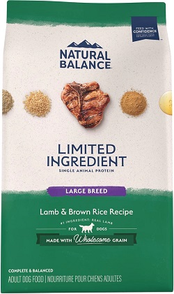 Natural Balance Limited Ingredient Lamb & Brown Rice Large Breed