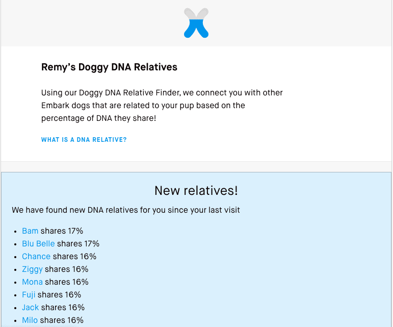 remy dna relatives