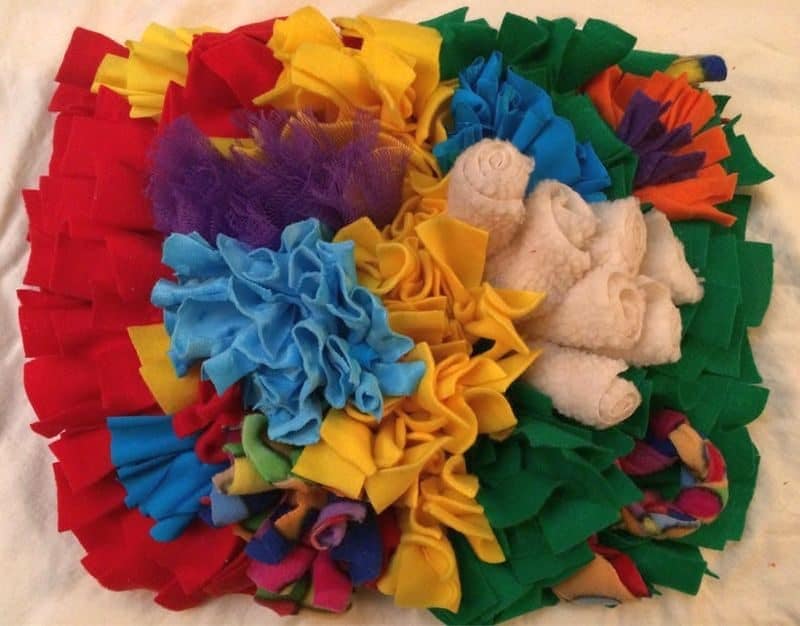 DIY Snuffle Mat: An Interactive Dog Toy That Busts Doggy Boredom