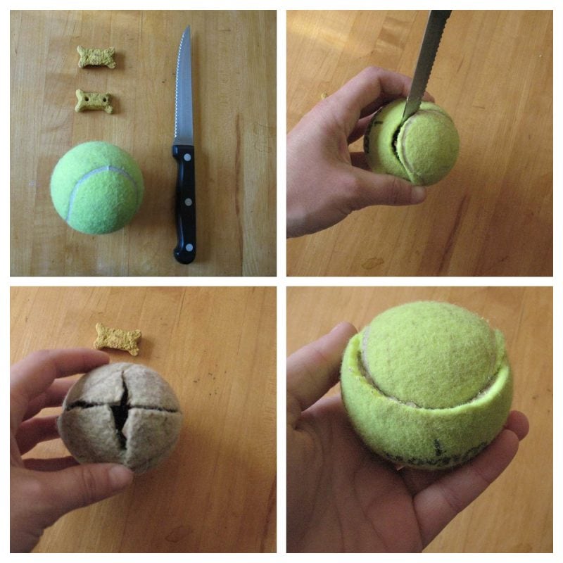 DIY Tennis Ball Toy