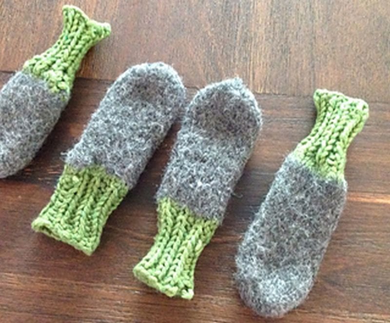 crochet dog booties