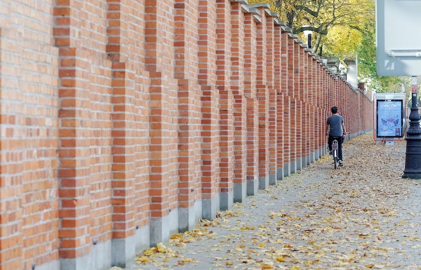 brick fence