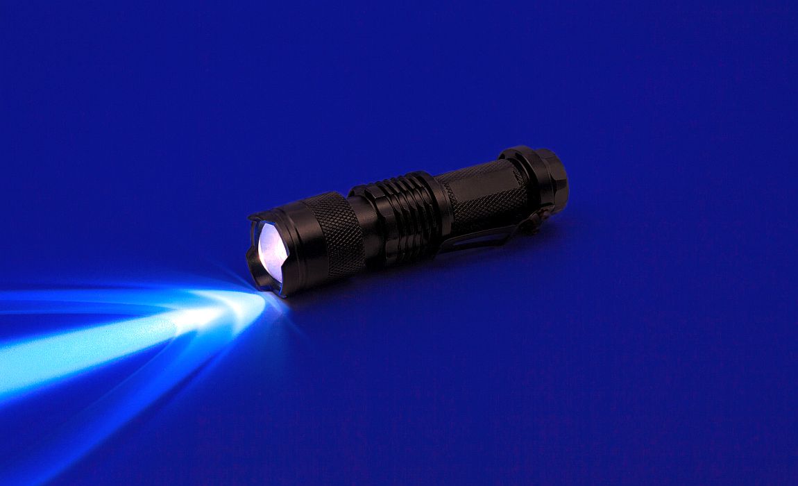 Ahome UV Light Flashlight Ultraviolet Blacklight LED Lamp Pet Dog Urine Detector 
