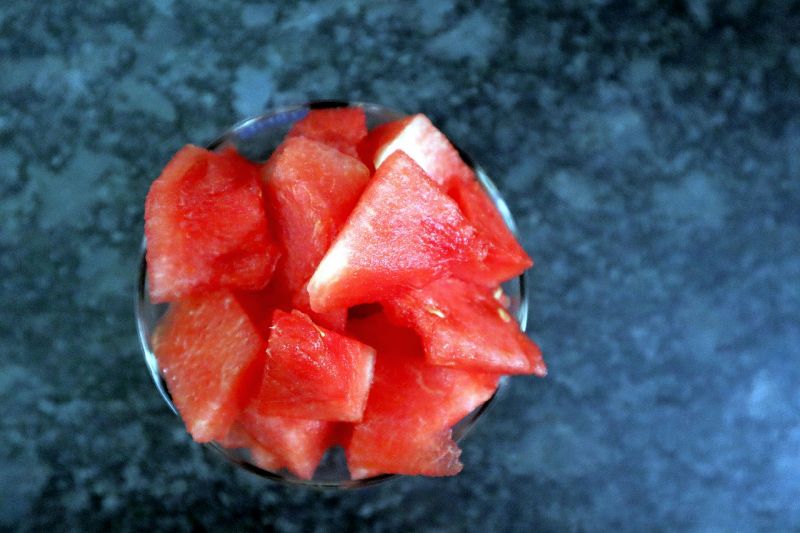 watermelon for dog food topper