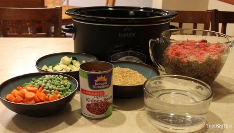 homemade crockpot dog food