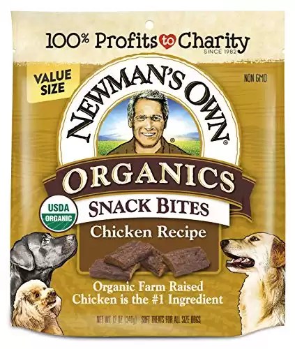Newman’s Own Organic Snack Bites for Dogs