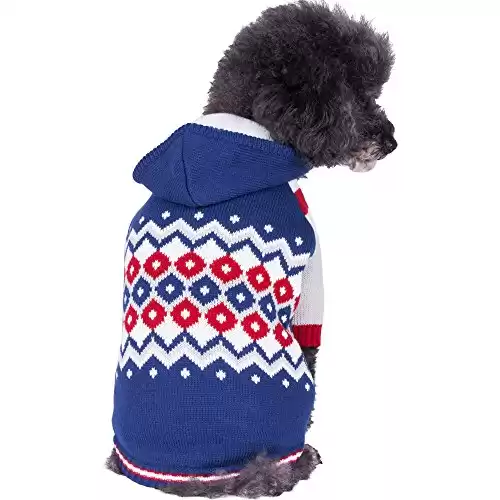 Blueberry Winter Dog Sweater