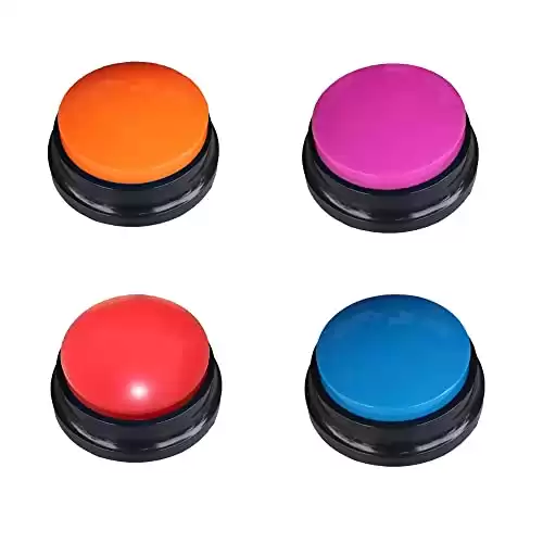 Color Voice Recording Dog Buttons