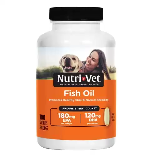 Nutri-Vet Fish Oil Softgels
